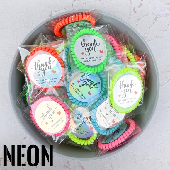 'Thank You' Hair Coils - 60 Pack - Picture 3 of 5